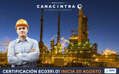 Inscríbete a la Certificación EC0391.01 “Verificación de las Condiciones de Seguridad e Higiene en los Centros de trabajo”