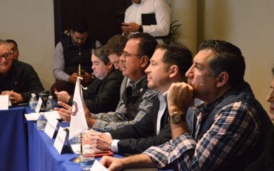 MARIO ESCOBEDO CARIGNAN, SRIO. DE ECONOMÍA SUSTENTABLE Y TURISMO, ASISTE A SESIÓN ORDINARIA DE CONSEJO DIRECTIVO DE CANACINTRA
