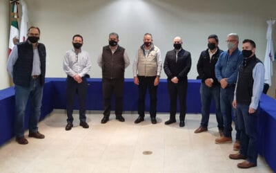 PARA ABORDAR LA PROBLEMÁTICA DE LA SITUACIÓN ENERGÉTICA EN BC SE REÚNE CONSEJO DE ENERGÍA DE CANACINTRA MEXICALI CON EL SENADOR GERARDO NOVELO OSUNA