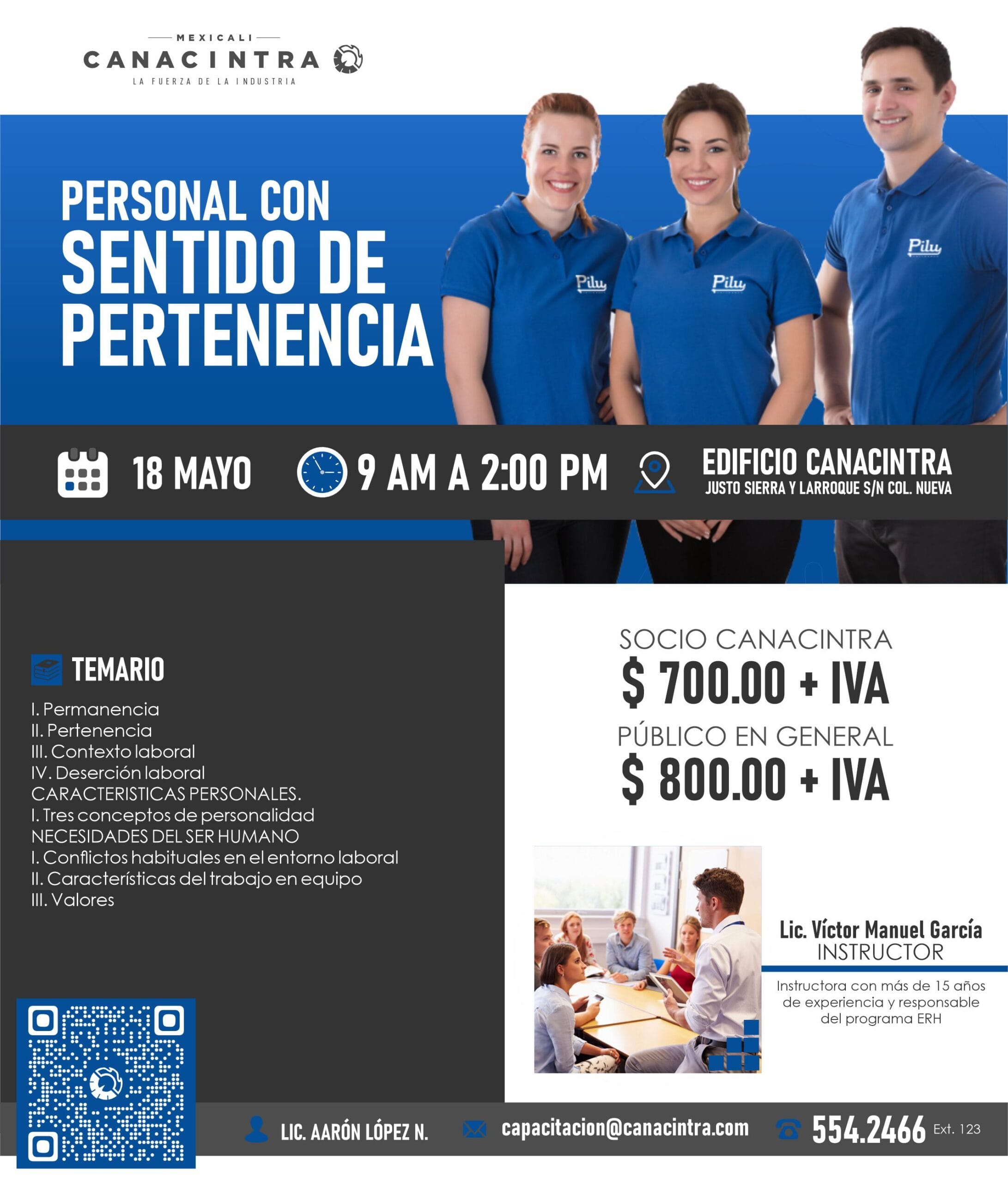 PERSONAL CON SENTIDO DE PERTENENCIA