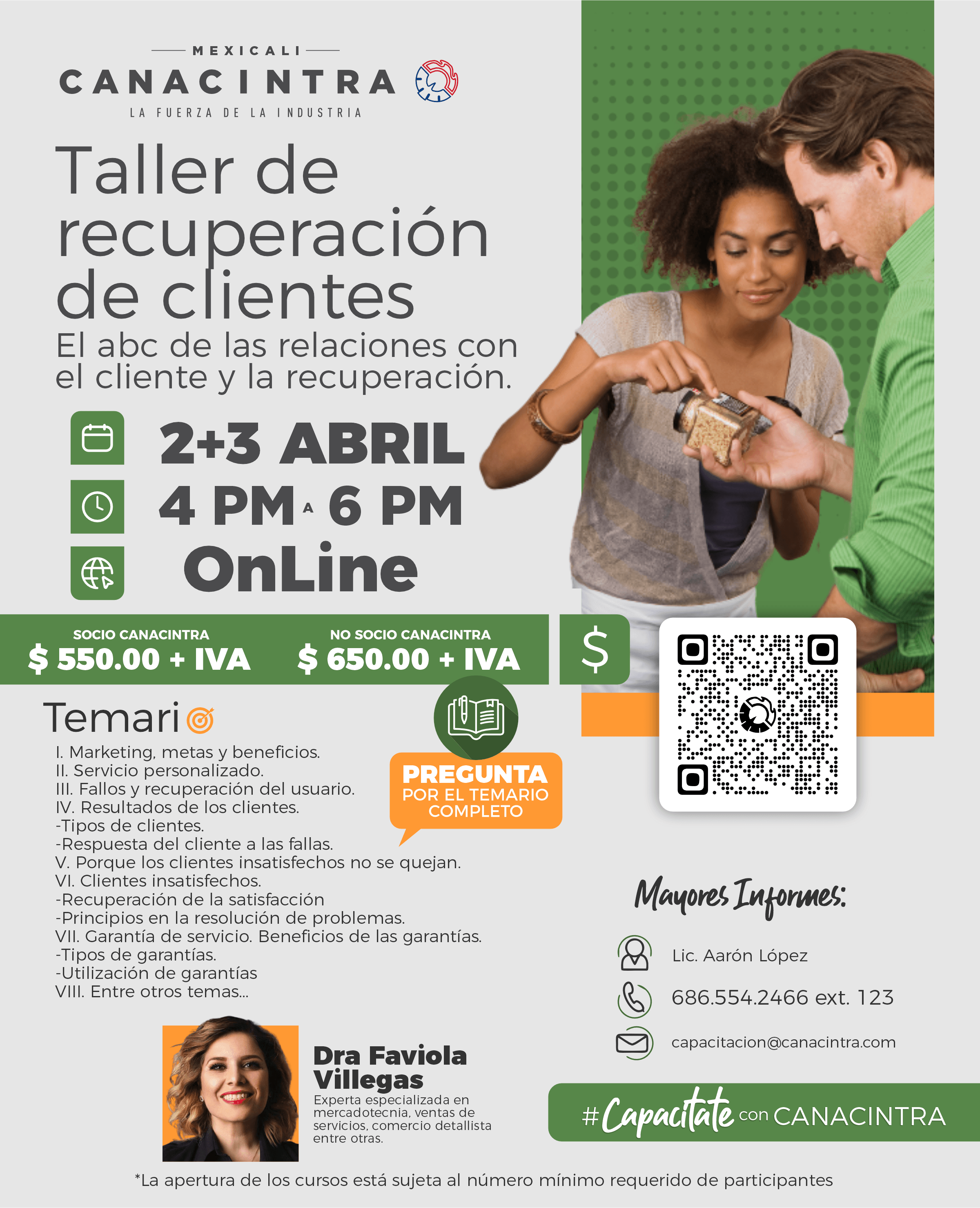 Taller de recuperación de clientes El abc de las relaciones con el cliente y la recuperación.