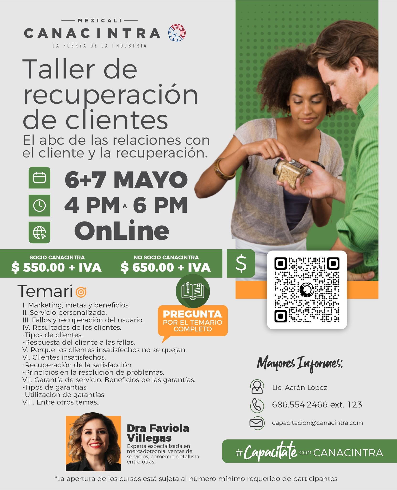 Taller de recuperación de clientes “el abc de las relaciones con el cliente y la recuperación”