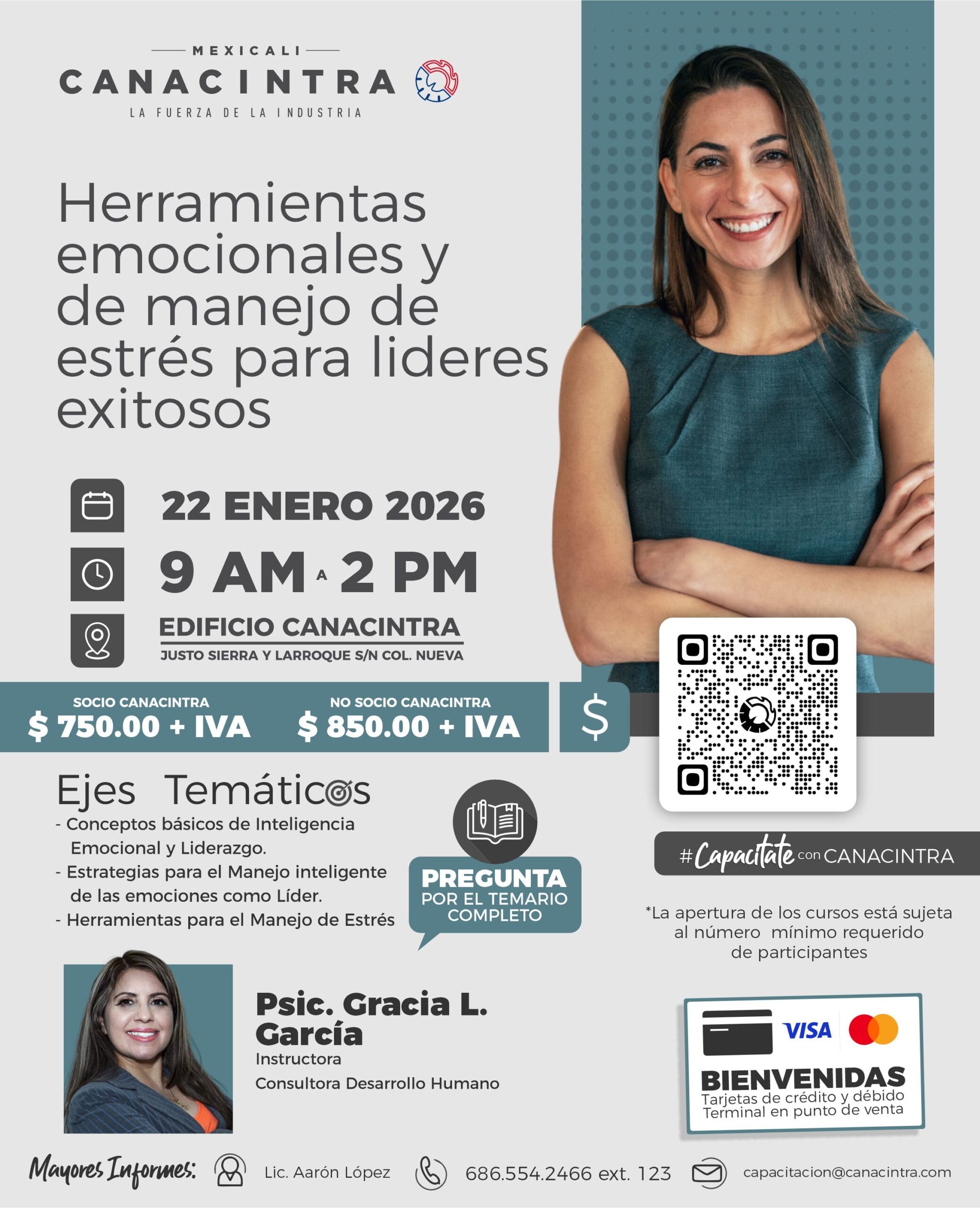 Herramientas emocionales y de manejo de estrés para lideres exitosos.
