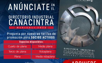 ANÚNCIATE EN EL NUEVO DIRECTORIO INDUSTRIAL CANACINTRA 2026