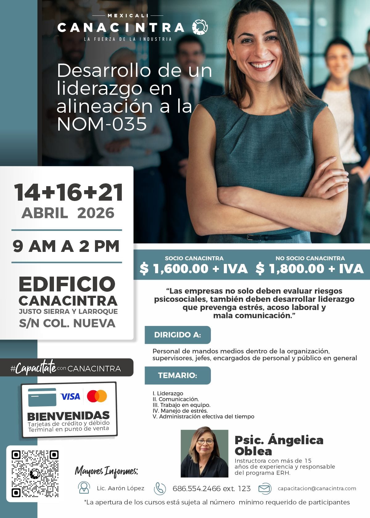 Desarrollo de un liderazgo en alineación a la NOM-035
