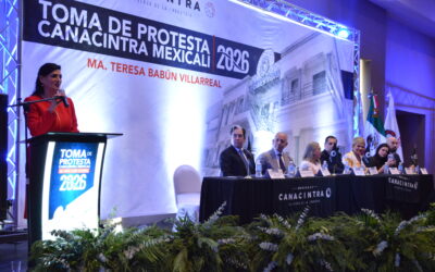 RINDE PROTESTA MARÍA TERESA BABÚN VILLARREAL COMO LÍDER DE INDUSTRIALES